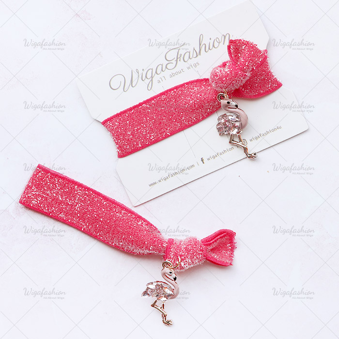 Sailboat Pink Ball Charm Hair Tie-1.jpg