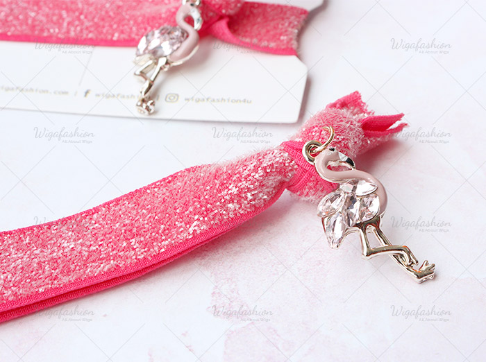 Sailboat Pink Ball Charm Hair Tie-3.jpg