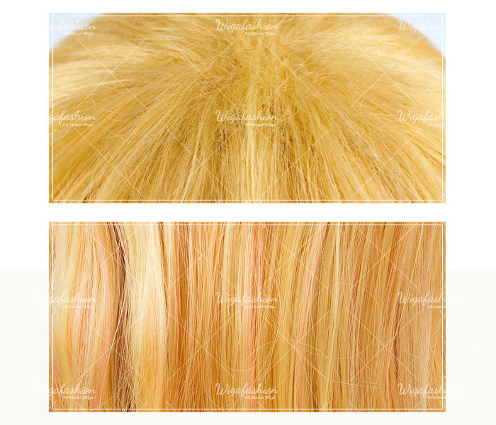 Two Tone Blonde/Light Pink Long Wavy 75cm-closeup.jpg