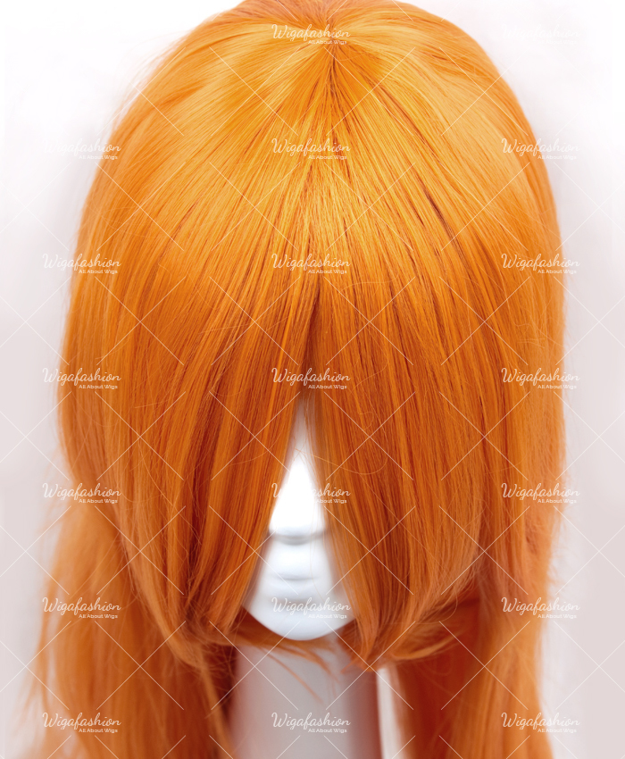 Marigold Orange Long Straight 100cm-2.jpg