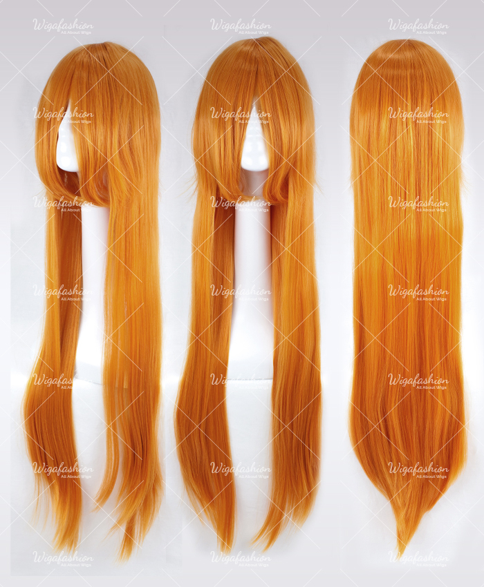 Marigold Orange Long Straight 100cm-3.jpg