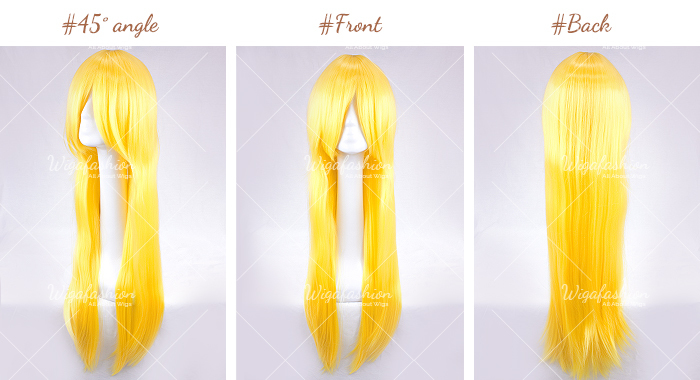 Saffron Yellow Long Straight 90cm-45-front-back.jpg