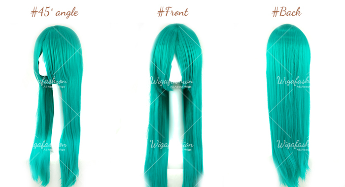Bright Green Long Straight 90cm-45-front-back.jpg