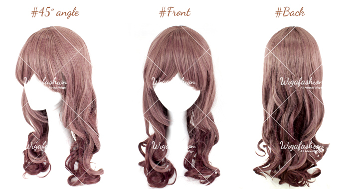 Bronze Brown Long Wavy 55cm-45-front-back.jpg