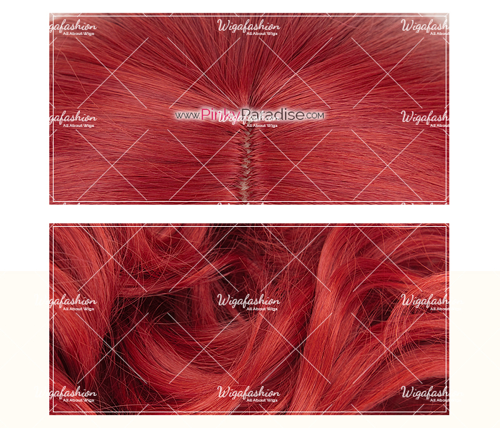 Flame Red Long Wavy 70cm-closeup.jpg