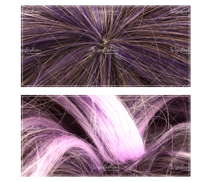 Fancy Mix Violet Medium Wavy 55cm-closeup.jpg