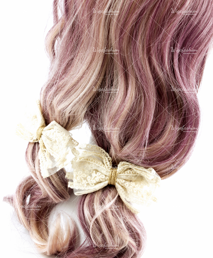 Maroon Red Ash Blonde Big Wavy 55cm-3.jpg