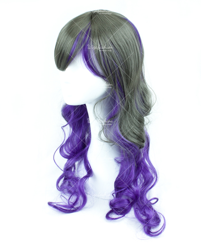 Two Tone Dark Grey/Violet Long Wavy 70cm-1.jpg