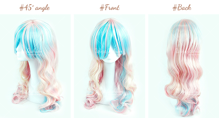Two Tone Pink Lolita Long Wavy Curls 60cm-45-front-back.jpg