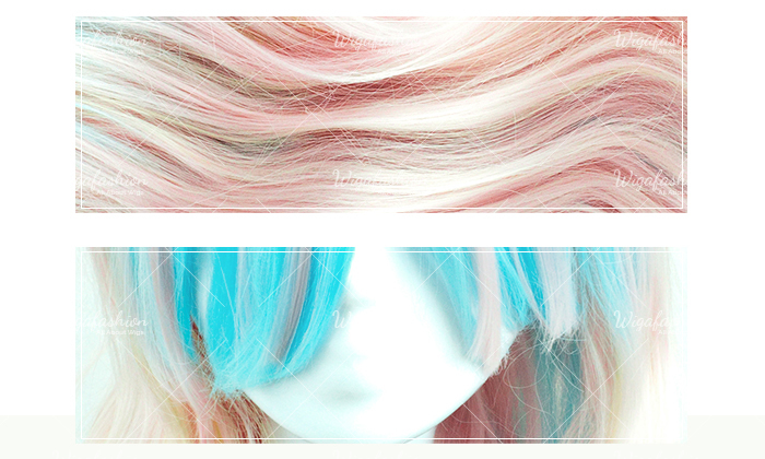 Two Tone Pink Lolita Long Wavy Curls 60cm-color.jpg