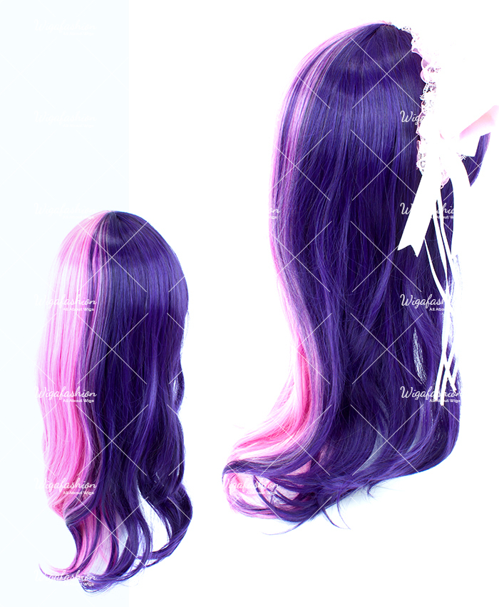 Two Tone of Twilight Sparkle Long Wavy 65cm-3.jpg