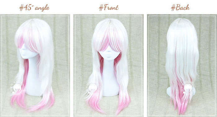 Two Tone Platinum/Pink Long Straight 70cm-45-front-back.jpg