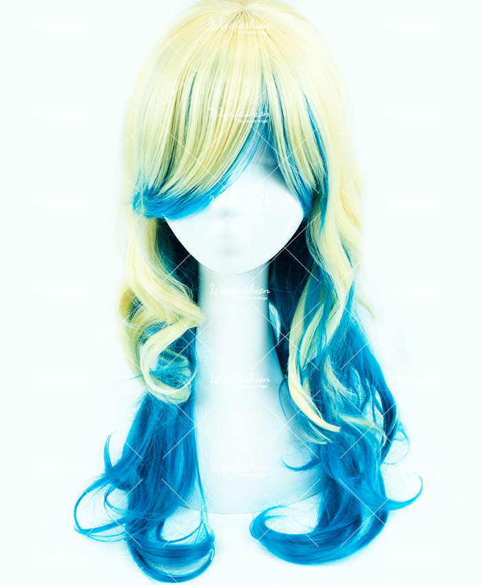 Two Tone Blonde/Blue Long Curl 70cm-2.jpg