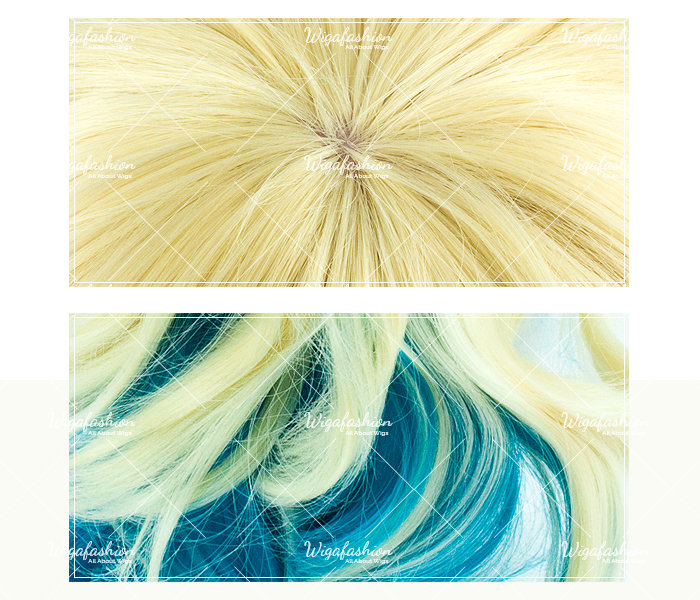 Two Tone Blonde/Blue Long Curl 70cm-closeup.jpg